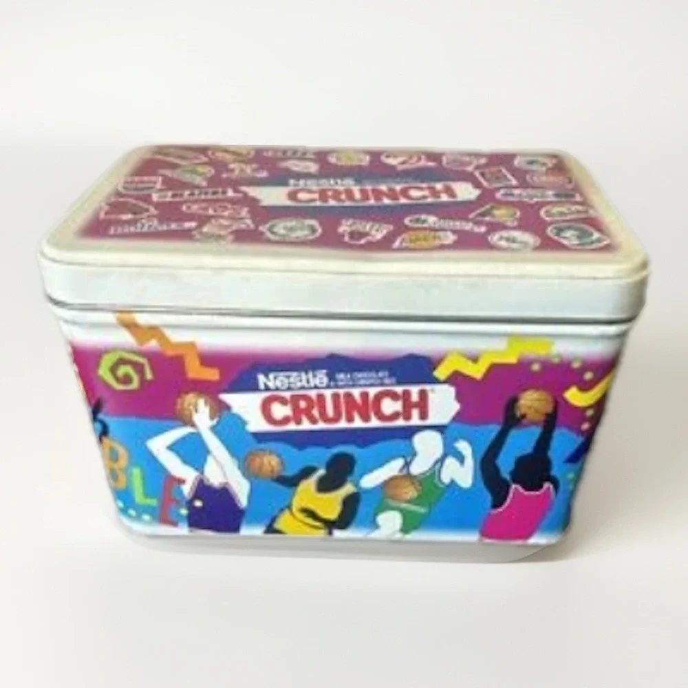 Vintage 1992 NBA Nestle Crunch Collector's Tin